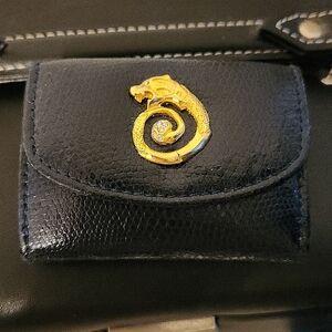 VINTAGE PANETTA BLACK PANTHER Billfold/Coin purse